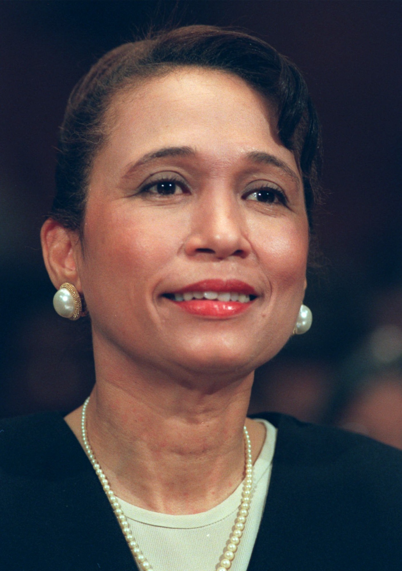 Portrait of Alexis Herman, first Black U.S. secretary of labor and trailblazing civil rights advocate