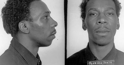 Mugshot of James Joseph Richardson taken at Florida State Prison on June 13, 1968, before his exoneration in 1989