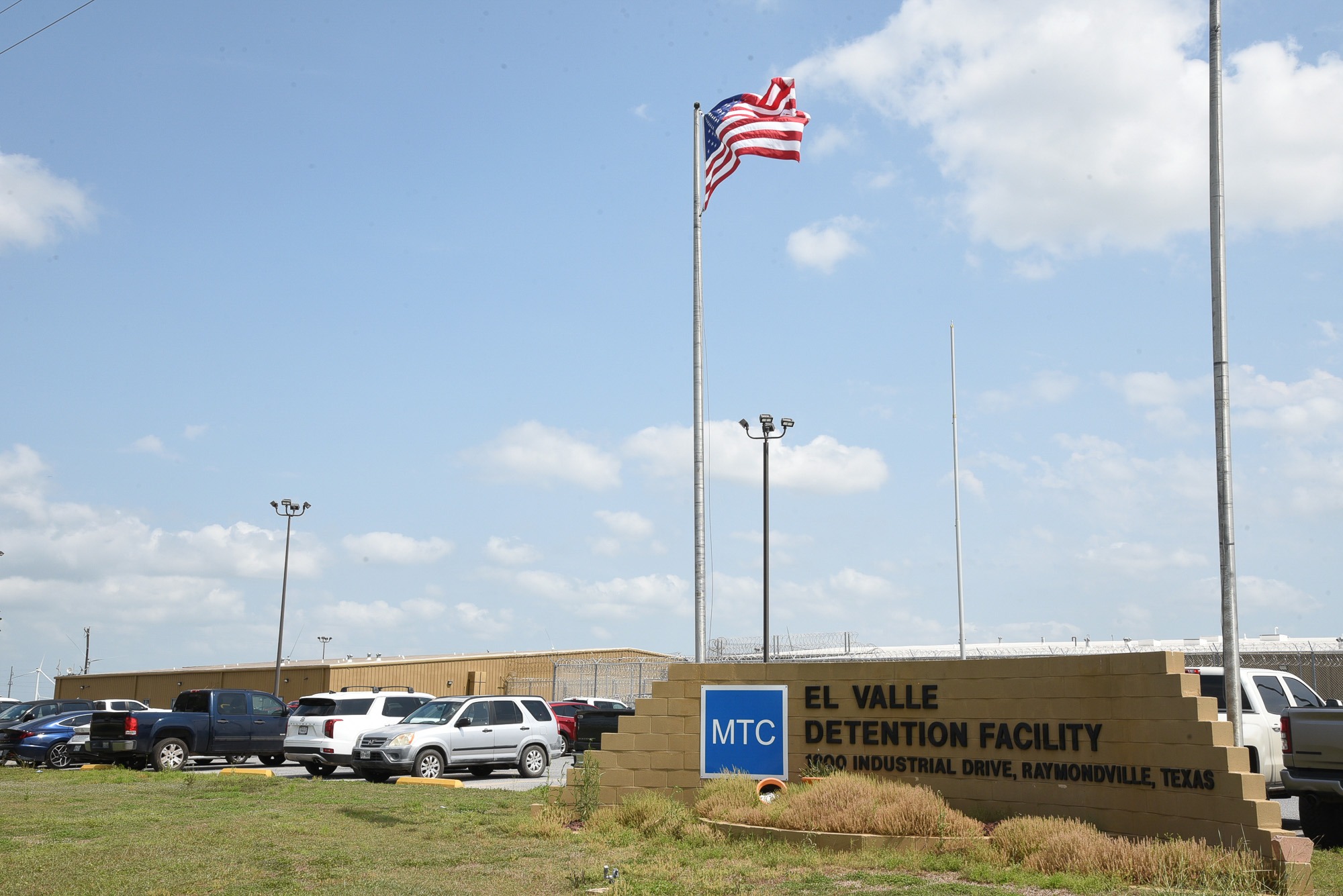 El Valle Detention Facility in Raymondville, Texas, where Venezuelan migrants were held before a federal judge blocked Trump’s use of the Alien Enemies Act for deportations.