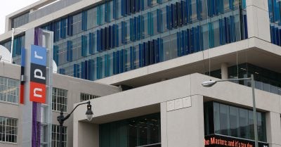 NPR headquarters in Washington, D.C., targeted by President Trump’s executive order to cut federal funding for public broadcasting.