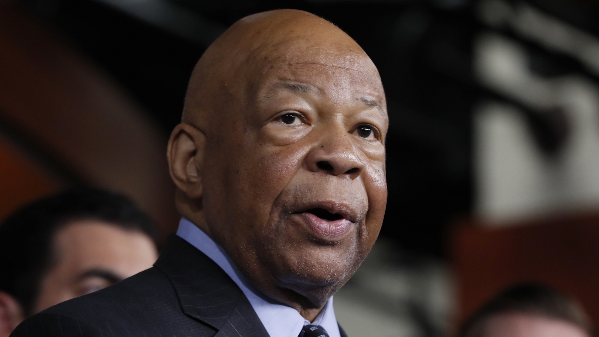 Rep. Elijah Cummings, D-Md., ranking member on the House Oversight and Government Reform Committee, speaks during a news conference on Capitol Hill in Washington, Wednesday, May 17, 2017. (AP Photo/Alex Brandon)