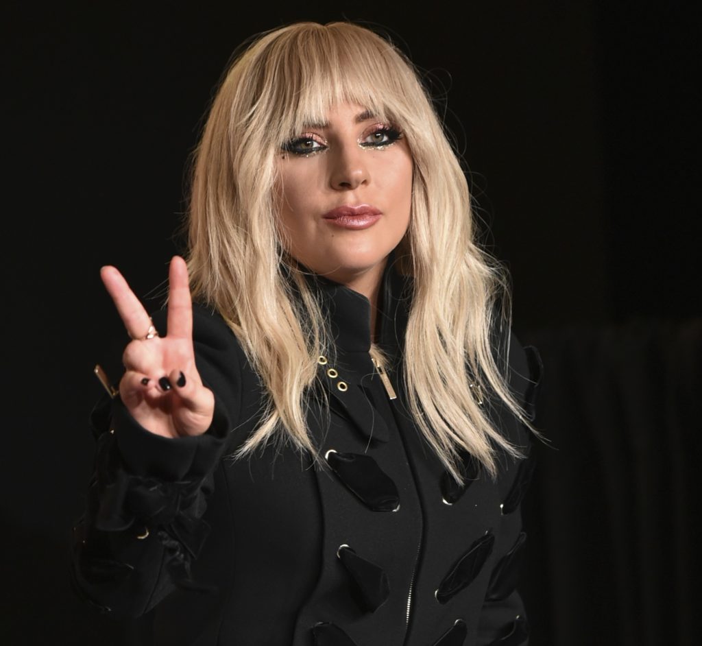Lady Gaga attends a press conference for "Gaga: Five Foot Two" on day 2 of the Toronto International Film Festival at the TIFF Bell Lightbox on Friday, Sept. 8, 2017, in Toronto. (Photo by Evan Agostini/Invision/AP)