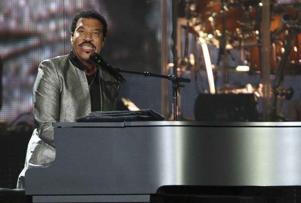 Lionel Richie performs at Infinite Energy Center on Sunday, August 13, 2017, in Atlanta. (Photo by Robb Cohen/Invision/AP)