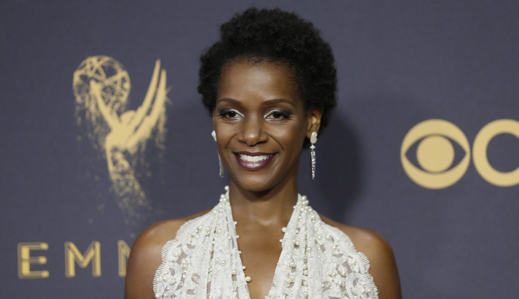 Vanessa Bell Calloway arrives at the 69th Primetime Emmy Awards on Sunday, Sept. 17, 2017, at the Microsoft Theater in Los Angeles. (Photo by Danny Moloshok/Invision for the Television Academy/AP Images)