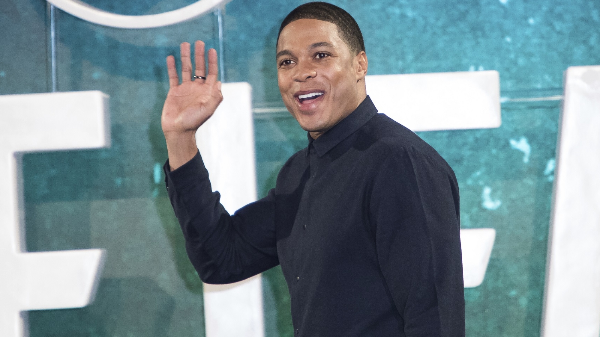 Actor Ray Fisher poses for photographers at a photo call to promote the film 'Justice League', in London, Saturday, Nov. 4, 2017. (Photo by Vianney Le Caer/Invision/AP)