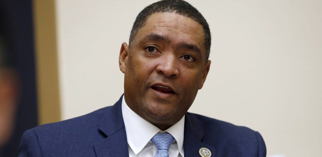 Rep. Cedric Richmond, D-La., questions Attorney General Jeff Sessions during a House Judiciary Committee hearing on Capitol Hill, Tuesday, Nov. 14, 2017 ,in Washington. (AP Photo/Alex Brandon)