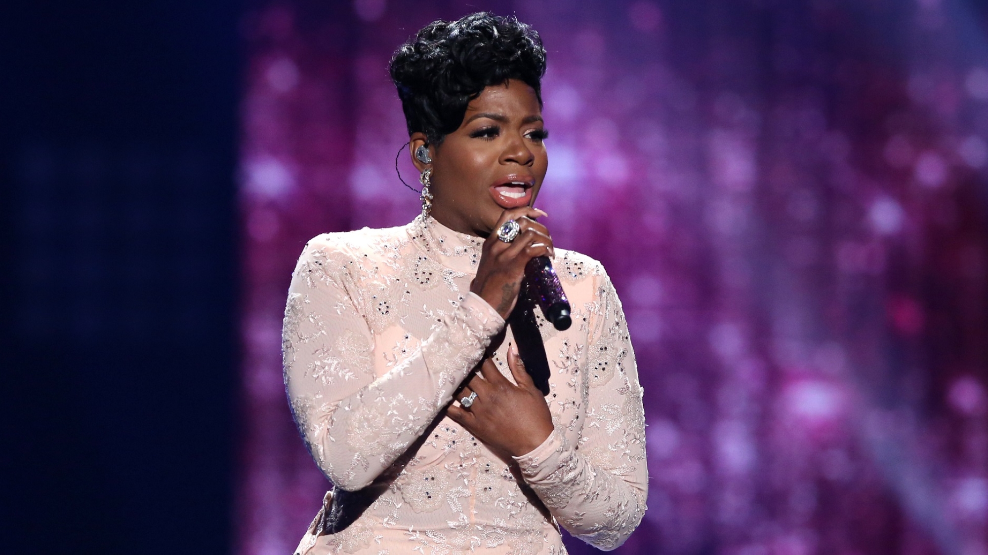 Fantasia performs at the "American Idol" farewell season finale at the Dolby Theatre on Thursday, April 7, 2016, in Los Angeles. (Photo by Matt Sayles/Invision/AP)