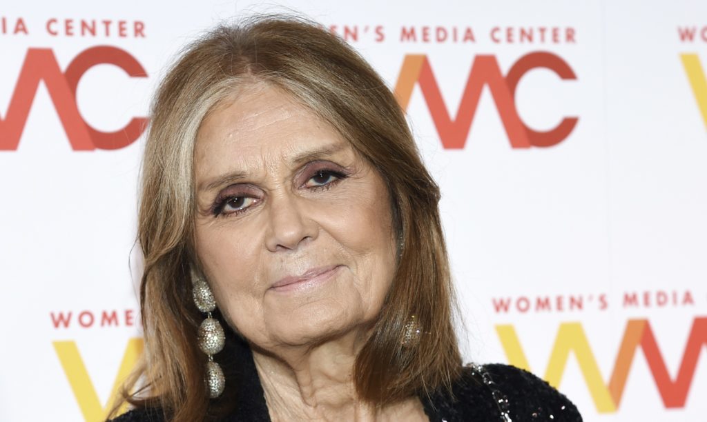 The Women's Media Center co-founder Gloria Steinem attend the 2017 Women's Media Awards at Capitale on Thursday, Oct. 26, 2017, in New York. (Photo by Evan Agostini/Invision/AP)