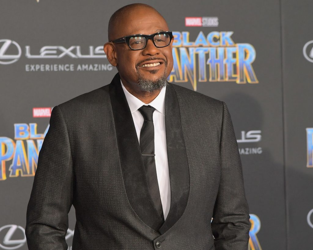 LOS ANGELES, CA - JANUARY 29: Forest Whitaker arrives for the World Premiere of Marvel Studios Black Panther, presented by Lexus, at Dolby Theatre in Hollywood on January 29th. (Photo by Charley Gallay/Getty Images for Lexus )