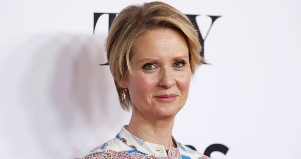 FILE - In this May 3, 2017, file photo, Cynthia Nixon participates in the 2017 Tony Awards Meet the Nominees press day at the Sofitel New York hotel in New York. Former “Sex and the City” Nixon says she’ll challenge Gov. Andrew Cuomo in New York’s Democratic primary in September. Her announcement Monday, March 19, 2018, sets up a race pitting an openly gay liberal activist against a two-term incumbent with a $30 million war chest and possible presidential ambitions.(Photo by Charles Sykes/Invision/AP, File)