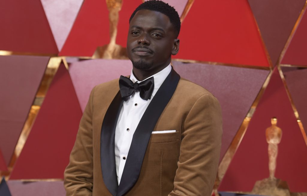 Daniel Kaluuya arrives at the Oscars on Sunday, March 4, 2018, at the Dolby Theatre in Los Angeles. (Photo by Richard Shotwell/Invision/AP)
