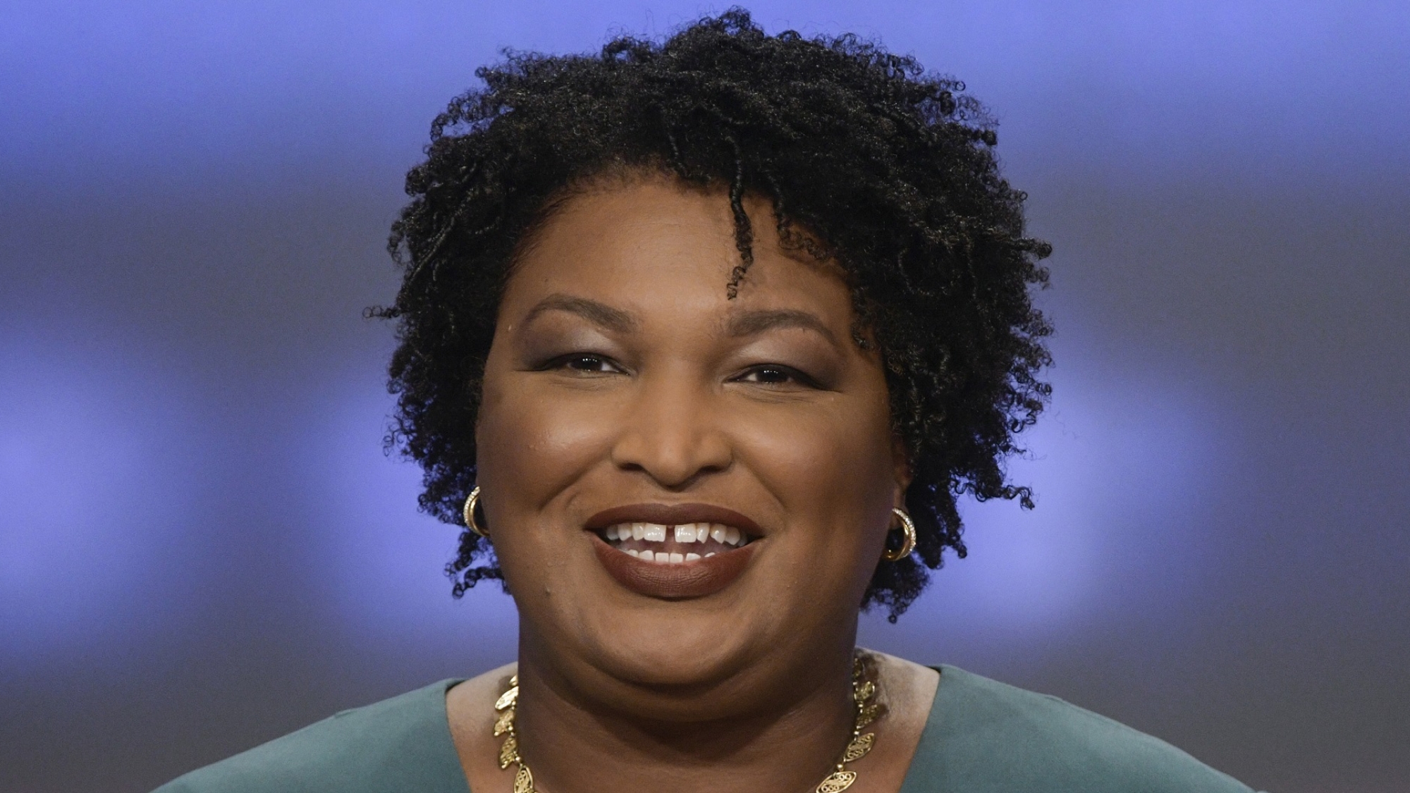 In this May 20, 2018, photo, Georgia Democratic gubernatorial candidate Stacey Abrams participates in a debate against Stacey Evans in Atlanta. In Georgia, black women will likely factor into one of the country's marquee political contests. The Democratic race for governor features two women, and candidate Abrams is running to become the first black woman ever elected governor in America. (AP Photo/John Amis)