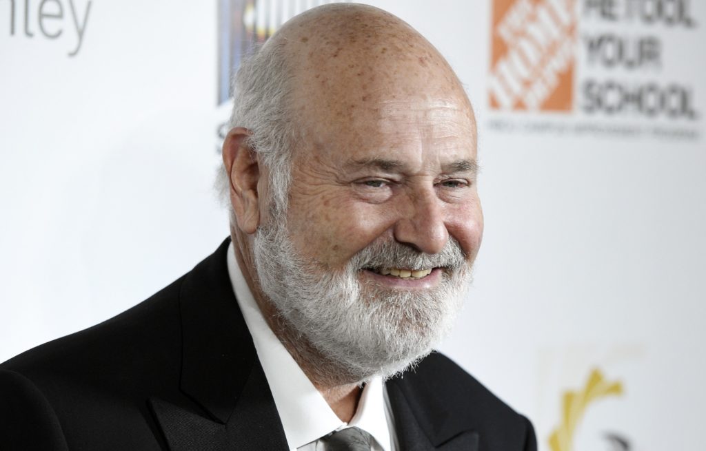 Filmmaker Rob Reiner, recipient of the Stanley Kramer Award for Social Justice, poses at the 9th Annual African American Film Critics Association Awards on Wednesday, Feb. 7, 2018, in Los Angeles. (Photo by Chris Pizzello/Invision/AP)