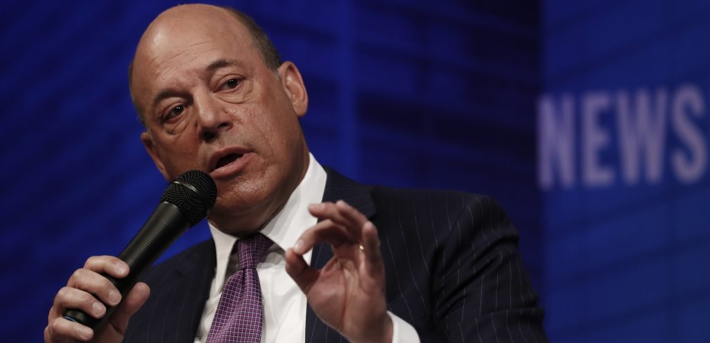 Former White House press secretary Ari Fleischer speaks at the Newseum in Washington, Wednesday, April 12, 2017, during "The President and the Press: The First Amendment in the First 100 Days" forum. (AP Photo/Carolyn Kaster)