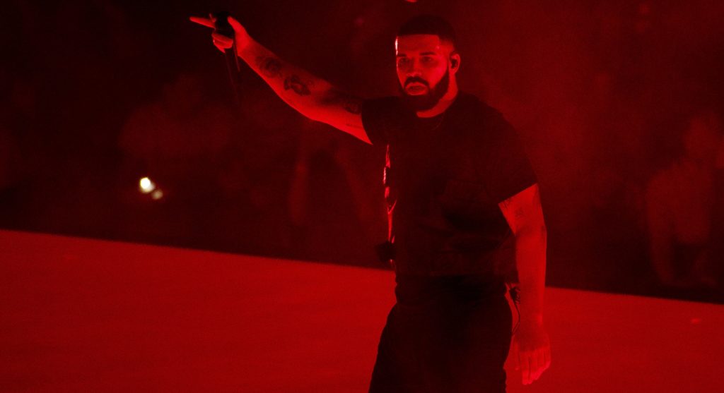 Drake performs on stage on Tuesday, Aug. 21, 2018, in Toronto, Canada. (Photo by Arthur Mola/Invision/AP)