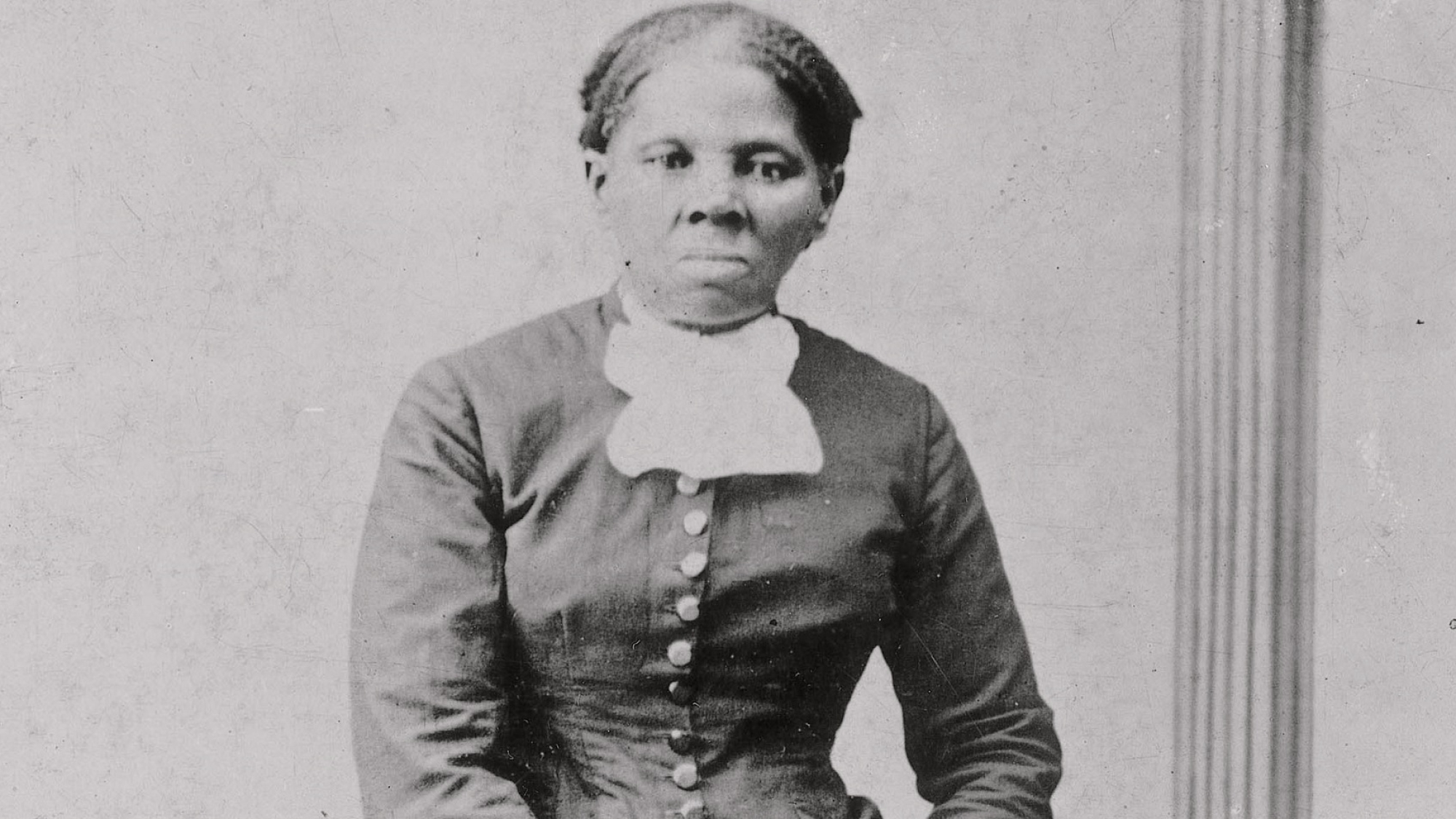 This photograph released by the Library of Congress and provided by Abrams Books shows Harriet Tubman in a photograph dating from 1860-75. Tubman was born into slavery, but escaped to Philadelphia in 1849, and provided valuable intelligence to Union forces during the Civil War. The image is one of nearly 500 photographs, lithographs, paintings, drawings and cartoons from the library's collection published in a new volume, "The American Civil War - 365 Days".  (AP Photo/Library of Congress)