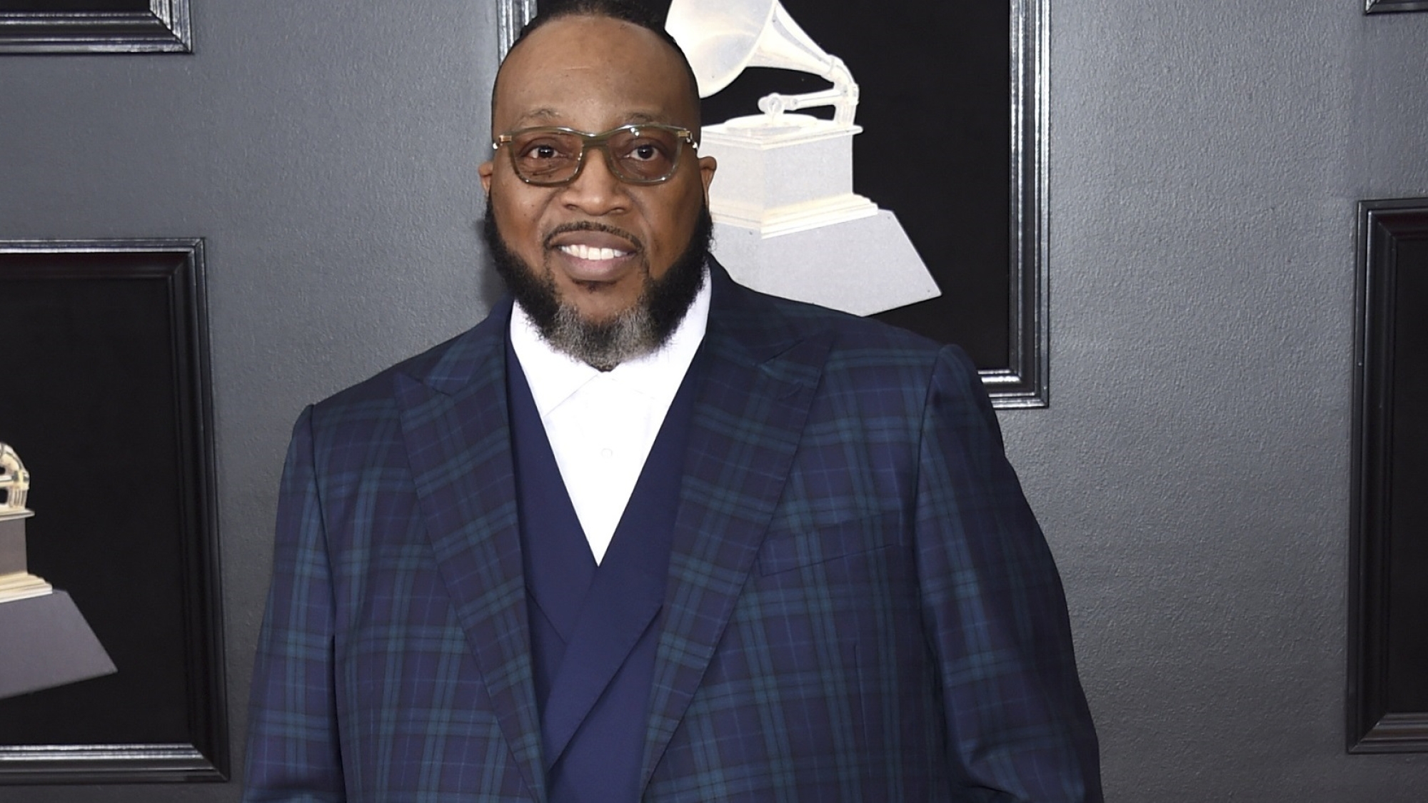Marvin Sapp arrives at the 60th annual Grammy Awards at Madison Square Garden on Sunday, Jan. 28, 2018, in New York. (Photo by Evan Agostini/Invision/AP)