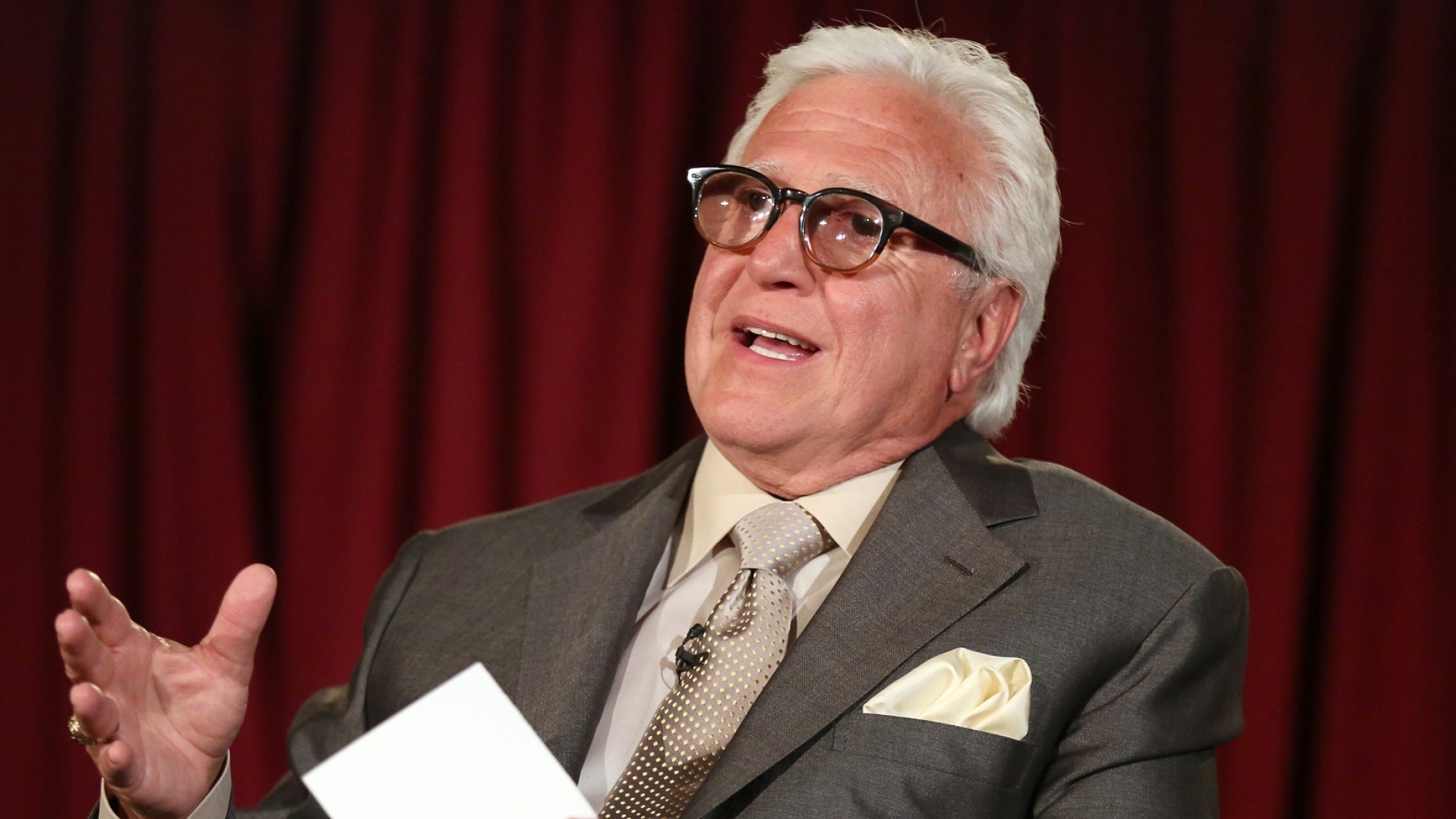 Vin Di Bona participates in a panel at "An Evening of Laughs with America's Funniest Home Videos," on Wednesday, April 9, 2014, at the Television Academy in the NoHo Arts District in Los Angeles. (Photo by Dan Steinberg/AP Images)