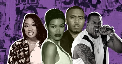 Source: AP/AURN Graphic Megan Thee Stallion, Teyana Taylor, Nas, Busta Rhymes