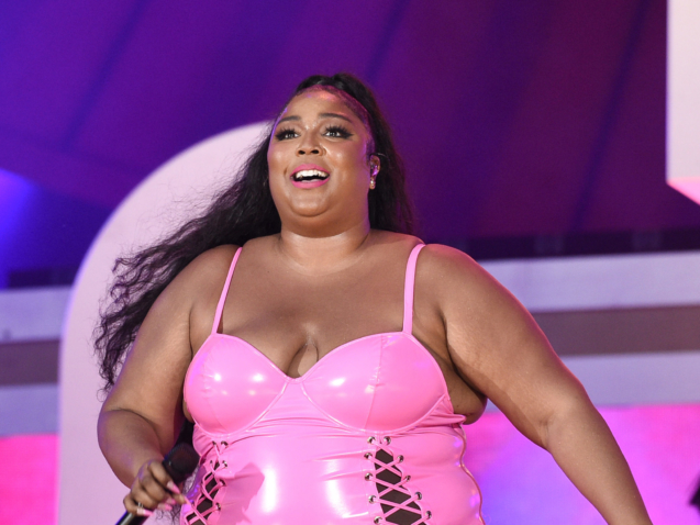Lizzo performs at Global Citizen Live in Central Park on Saturday, Sept. 25, 2021, in New York. (Photo by Evan Agostini/Invision/AP)