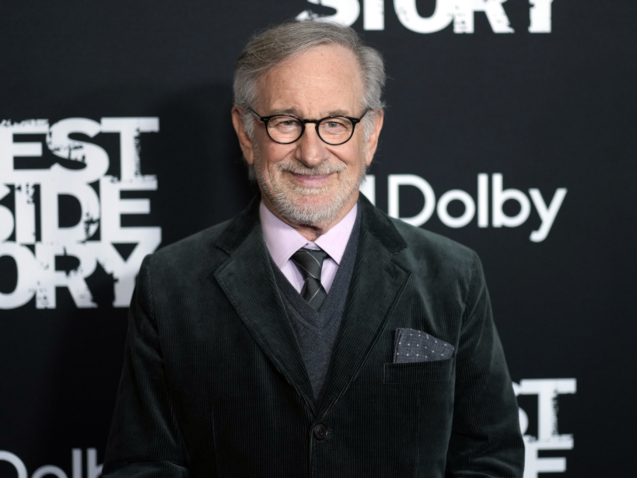 Steven Spielberg attends the "West Side Story" premiere at the Rose Theater at Lincoln Center on Monday, Nov. 29, 2021, in New York. (Photo by Charles Sykes/Invision/AP)