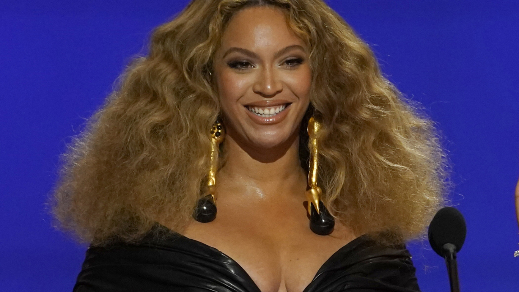 FILE - Beyonce appears at the 63rd annual Grammy Awards in Los Angeles, on March 14, 2021. Beyoncé has been reborn again; this time it’s on a shimmering dance floor. But in her seventh studio album, "Renaissance," released on July 29, 2022, from Columbia Records, she has subverted the public's perception of her hitmaking history. (AP Photo/Chris Pizzello, File)
