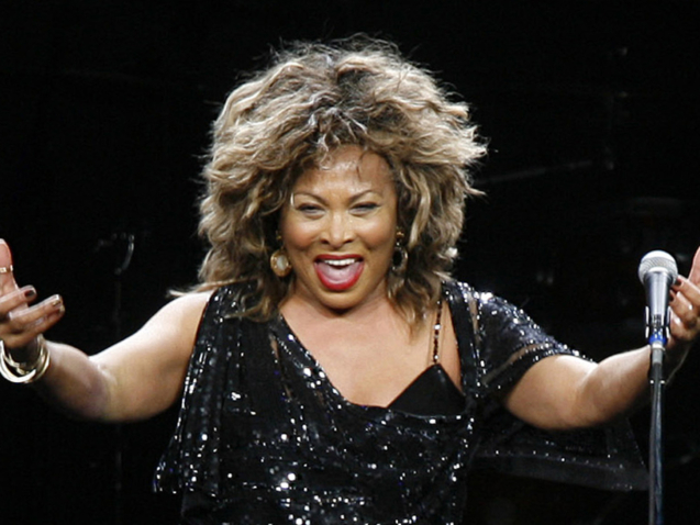 FILE - Tina Turner performs in a concert in Cologne, Germany on Jan. 14, 2009. Turner, the unstoppable singer and stage performer, died Tuesday, after a long illness at her home in Küsnacht near Zurich, Switzerland, according to her manager. She was 83. (AP Photo/Hermann J. Knippertz, file)