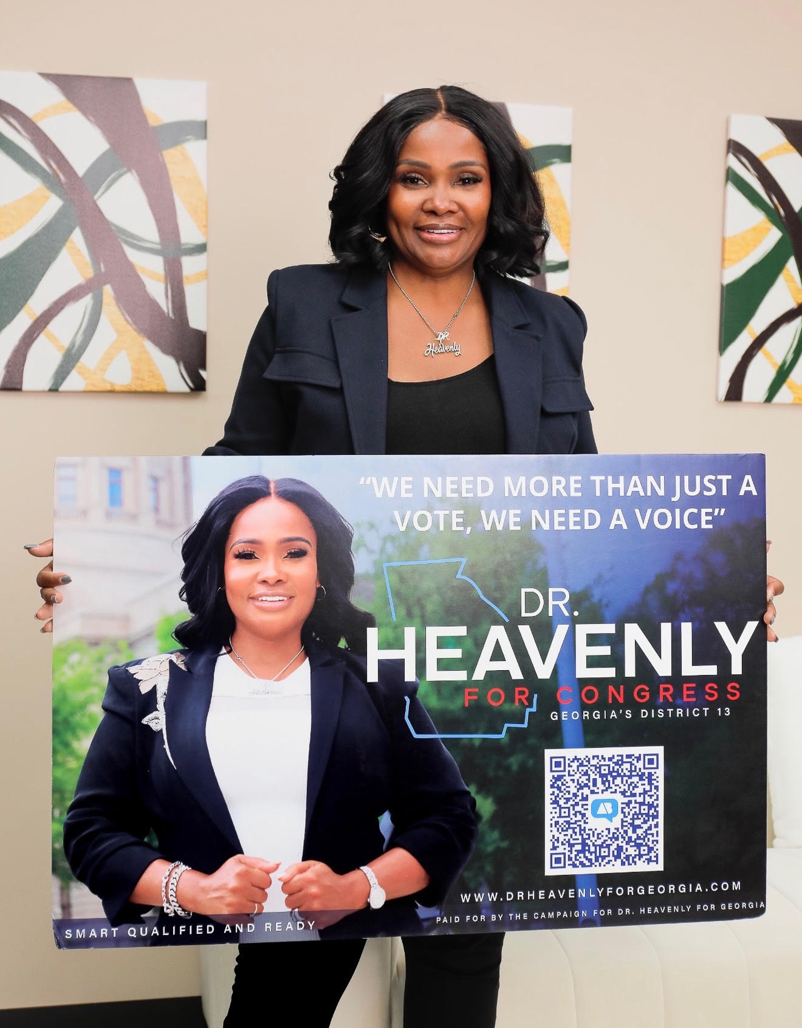 Reality TV Star Dr. Heavenly Kimes Hits Capitol Hill